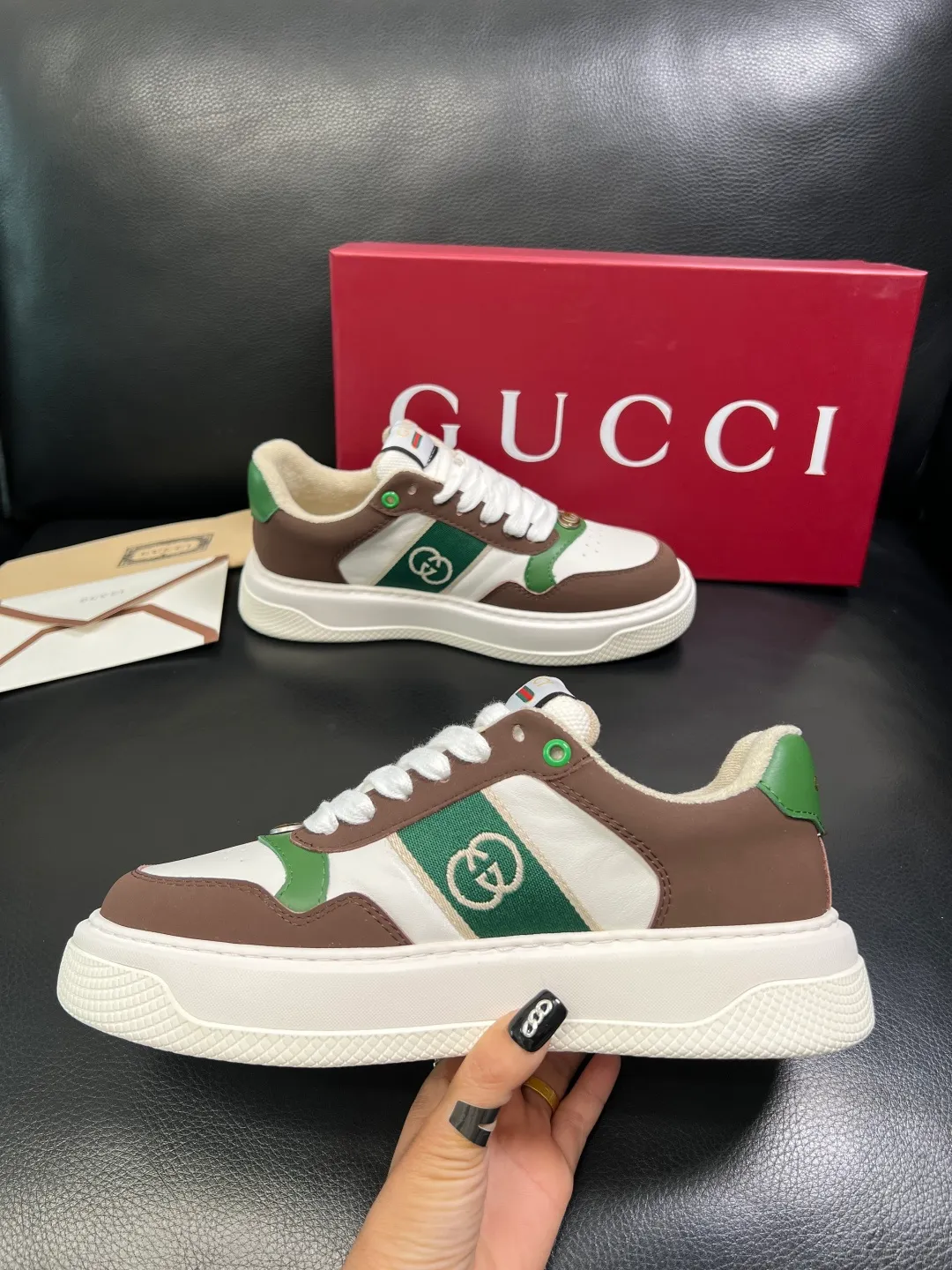 Men's shoes 💰780 Gucci high quality top crafts Gucci counter new original factory configuration, imported cowhide fabric from Italy, imported cowhide lining, breathable and comfortable, sole: original factory special supply original sole super comfortable, original factory and single goods, welcome to compare, code number 38-44 (customized 45)
